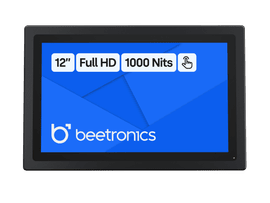 12 Inch Touchscreen Metaal (High-Brightness)