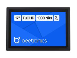 17 inch touchscreen metaal (high-brightness)