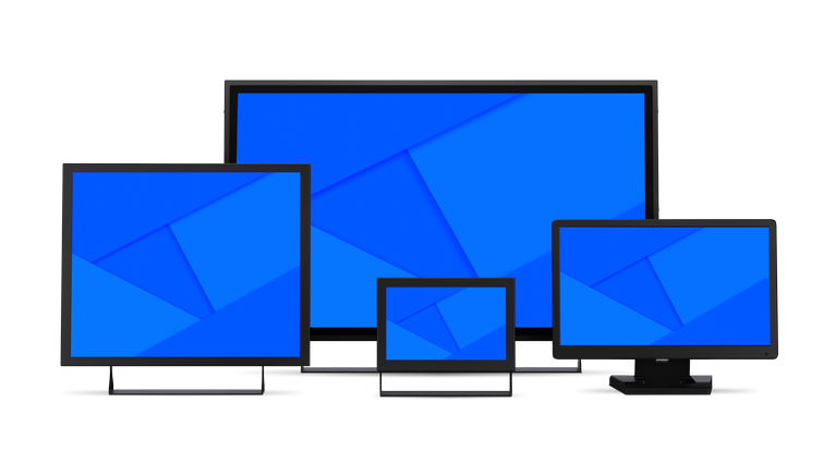 Monitoren en touchscreens