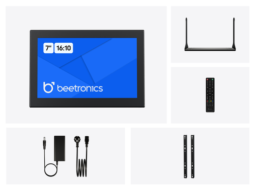 7 Inch Monitor Metaal