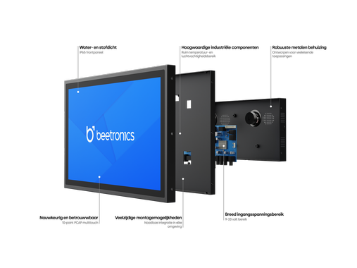 10 Inch Touchscreen Metaal